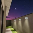 Aplica de perete exterioara Rabalux HALLSTATT metal, sticla, gri, transparent, LED, 10W, 360lm, 3000K, IP54 - 77170