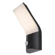 Aplica de perete exterioara cu senzor de miscare Rabalux TOLNA metal, plastic, negru, alb, LED, 10W, 770lm, 3000K, IP54 - 77172