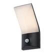 Aplica de perete exterioara cu senzor de miscare Rabalux TOLNA metal, plastic, negru, alb, LED, 10W, 770lm, 3000K, IP54 - 77172