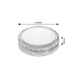 Lampa solara Rabalux TRILLO plastic, transparent, LED, 0.3W, 15lm, 4000K, IP65 - 77175