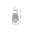 Lampa solara Rabalux TAPOLCA metal, alb, LED, 0.16W, 2lm, 3000K, IP44 - 77176