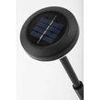 Lampa solara Rabalux MONOR plastic, negru, transparent, LED, 0.1W, 3lm, 3000K, IP44 - 77177
