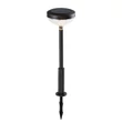 Lampa solara Rabalux MONOR plastic, negru, transparent, LED, 0.1W, 3lm, 3000K, IP44 - 77177