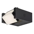 Aplica de perete exterioara Rabalux CUBBINGTON metal, plastic, negru, alb, LED, 10W, 720lm, 4000K, IP54 - 77183
