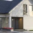 Aplica de perete exterioara Rabalux CUBBINGTON metal, plastic, negru, alb, LED, 10W, 720lm, 4000K, IP54 - 77183
