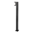 Lampadar exterior Rabalux CUBBINGTON metal, plastic, negru, alb, LED, 10W, 740lm, 4000K, IP54 - 77184