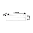 Corp de iluminat Rabalux JELORA plastic, alb, LED, 0,5W, 4000K, 50Lm - 78017