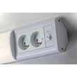 Corp de iluminat Rabalux BATH metal, plastic, argintiu, alb, LED, 10W, 4000K, 900Lm - 78040