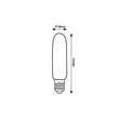 Bec Rabalux BULB metal, sticla, chihlimbar, E27, 5W, 3000K, 300Lm - 79007