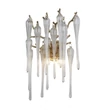 Aplica de perete Searchlight HERITAGE metal, sticla, auriu, transparent, G9 - 10425-2GO