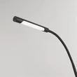 Lampadar Searchlight PLUME metal, acril, negru, alb, LED, 5W, 3000K, 339 Lm - 10430BK
