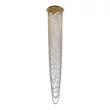Pendul Searchlight SWOOP metal, cristal, alama, GU10 - 10883-5SB