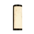 Aplica de perete Searchlight NILE metal, marmura sticla, negru, alb, LED, 12W, 3000K, 370 Lm - 10889BK