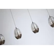 Pendul Searchlight Seeds metal, sticla, maro, sampanie, LED, 42W, 4217lm, 3000K - 11140-4LT