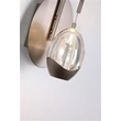 Aplica de perete Searchlight Seeds metal, sticla, maro, sampanie, LED, 12W, 1105lm, 3000K - 11142-1LT