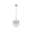 Pendul Searchlight Lara metal, sticla, auriu, transparent, E27, 60W - 11200-1GO