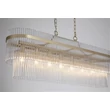 Pendul Searchlight Lara metal, sticla, auriu, transparent, E14, 60W - 11400-8GO