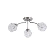 Plafoniera Searchlight Astral metal, sticla, nichel, transparent, G9, 33W - 11523-3SN
