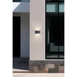 Aplica de perete exterior Searchlight Shadows metal, negru. LED, 1.17W, 498lm, 3000K, IP44 - 1226-6BK