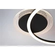 Plafoniera Searchlight Contour metal, negru, LED, 24W, 3245lm, 3000K - 13650BK