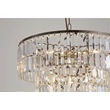 Pendul Searchlight Empire metal, cristal, alama, transparent, E14, 60W - 1375-5AB