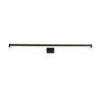 Aplica de perete pentru baie Searchlight KOS metal, acril, negru, alb, LED, 9W, 3000K, 583 Lm, IP44 - 17003-40BK