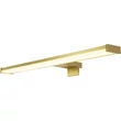 Aplica de perete pentru baie Searchlight KOS metal, acril, auriu, alb, LED, 12W, 3000K, 1040 Lm, IP44 - 17004-60GO