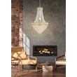 Pendul Searchlight Louis Phillipe metal, cristal, alama, transparent, E14, 60W - 1711-11SB