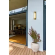 Aplica de perete exterior Searchlight Sacramento metal, acril, auriu, transparent, LED, 6W, 358lm, 3000K, IP44 - 17660GO