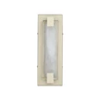 Aplica de perete Searchlight Anchor metal, acril, auriu, transparent, LED, 12W, 1563lm, 3000K, IP44 - 18380-32GO