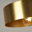 Pendul Searchlight KNOX metal, negru, auriu, E27 - 20223-1GO