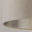 Abajur Searchlight DRUM metal, catifea, taupe, E14, E27 - 21035TA