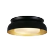 Plafoniera Searchlight KENDAL metal, negru, auriu, alb, E14 - 23122BGO