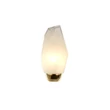 Aplica de perete Searchlight ROCKY metal, sticla, alama, alb, G9 - 23142-1SB