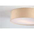 Plafoniera Searchlight Drum metal, textil, alb, sampanie, E27, 60W - 23298-2CP