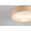 Plafoniera Searchlight Drum metal, textil, alb, sampanie, E27, 60W - 23298-3CP