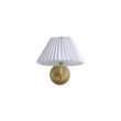 Aplica de perete Searchlight Danish metal, auriu, alb, LED, 1.5W, 160lm, 3000K - 23310GO