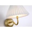 Aplica de perete Searchlight Danish metal, auriu, alb, LED, 1.5W, 160lm, 3000K - 23310GO