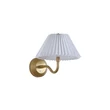 Aplica de perete Searchlight Danish metal, auriu, alb, LED, 1.5W, 160lm, 3000K - 23310GO