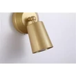 Aplica de perete Searchlight Cone metal, auriu, LED, 1.5W, 160lm, 3000K - 23340GO
