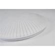 Plafoniera Searchlight Stripy metal, acril, alb, LED, 16W, 1898lm, 2700K-3200K-4000K - 23381-30WH