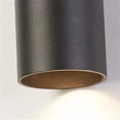 Aplica de perete Searchlight Cyls metal, negru, GU10, 10W - 24125BK