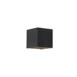 Aplica de perete Searchlight Newton metal, negru, auriu, G9, 5W - 24127BG