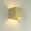 Aplica de perete Searchlight Newton metal, auriu, G9, 5W - 24127GO