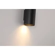 Aplica de perete Searchlight Cyls metal, negru, GU10, 10W - 24130BK
