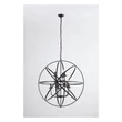 Pendul Searchlight ORBIT metal, negru, E14 - 2478-8BK
