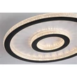 Plafoniera Searchlight Roundel metal, negru, LED, 30W, 3948lm, 3000K - 25688-35BK
