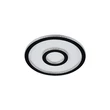 Plafoniera Searchlight Roundel metal, negru, LED, 30W, 3948lm, 3000K - 25688-35BK