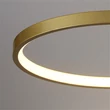 Plafoniera Searchlight Cirque metal, auriu, LED, 37W, 4167lm, 3000K - 25772-4GO