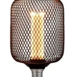 Bec Searchlight WIRE metal, negru, E27, 4.5W, 2700K, 320 Lm - 26002BK